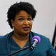 Stacey Abrams speaks during a church service in Norfolk, Va., Sunday, Oct. 17, 2021. A political organization led by the Democratic titan is branching out into paying off medical debts. Fair Fight Action on Wednesday, Oct. 27 told The Associated Press that it is donating $1.34 million from its political action committee to wipe out debt owed by 108,000 people in Georgia, Arizona, Louisiana, Mississippi and Alabama.